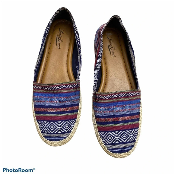 Lucky Brand Dexie Espadrille Flats Slip on 8.5 - Picture 1 of 12